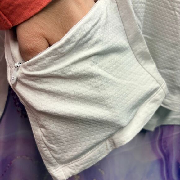 KUHL XL White Long Sleeve 1/4 Zip Pullover Top Mountain Chic Sporty Preppy - Picture 3 of 10